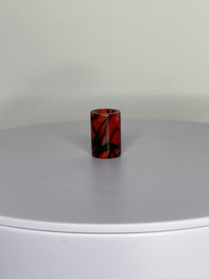 Bloodshot Acrylic Dreadlock Bead