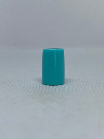 Aqua Matt Acrylic Dreadlock Bead