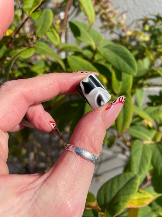 Ghost Acrylic Dreadlock Bead