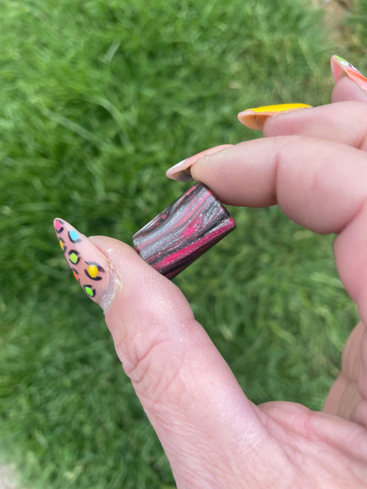 Comet Acrylic Dreadlock Bead