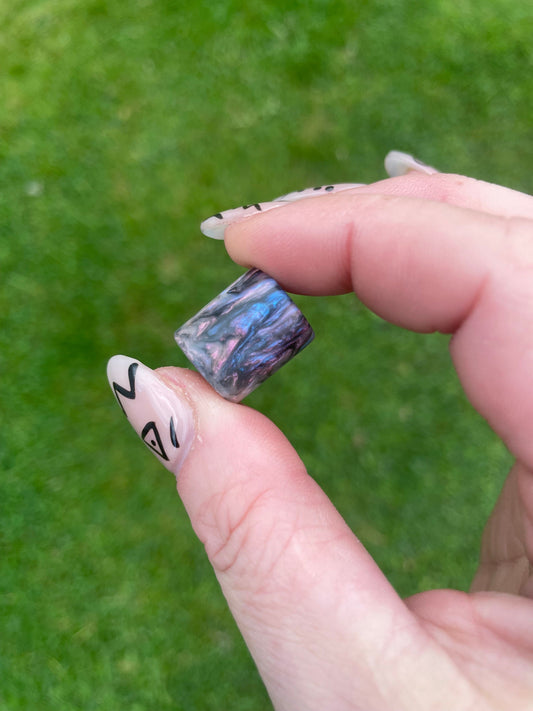 Northern Lights  Acrylic Dreadlock Bead