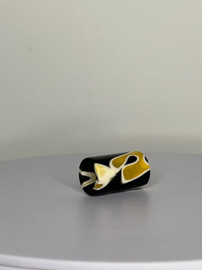 Abstract Fire Acrylic Dreadlock Bead