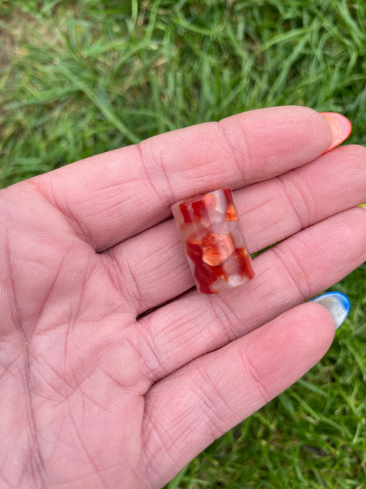 Pomegranate Acrylic Dreadlock Bead