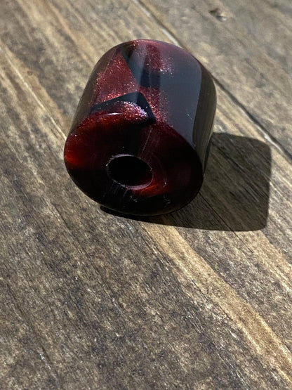 Abstract Vamp Acrylic Dreadlock Bead