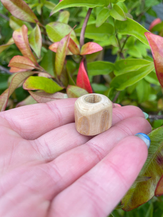 Coffee Wood Dreadlock Bead