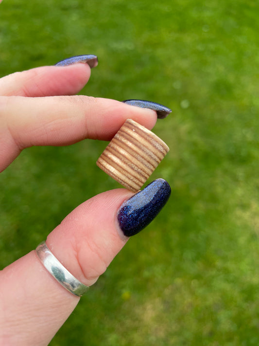 Birch Ply Wooden Dreadlock Bead