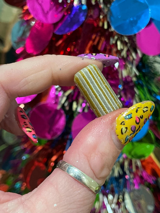 Candle  Glitterbomb  Acrylic Dreadlock Bead