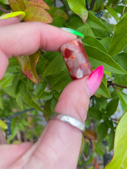 Pomegranate Acrylic Dreadlock Bead