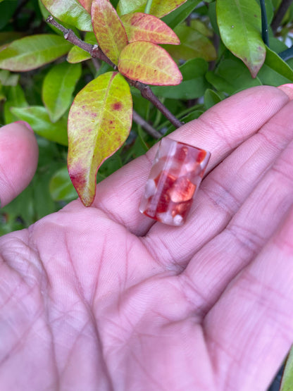 Pomegranate Acrylic Dreadlock Bead