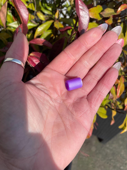 Violet Flash Acrylic Dreadlock Bead