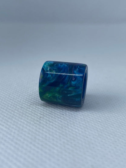 Planet Earth Acrylic Dreadlock Bead