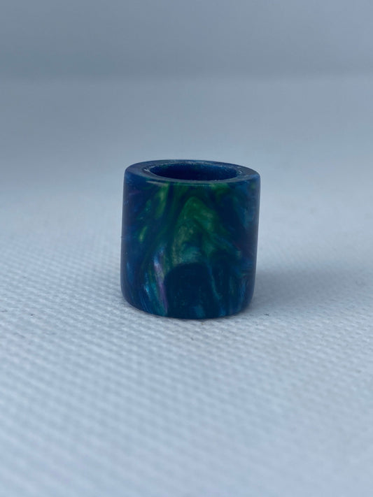 Planet Earth Acrylic Dreadlock Bead