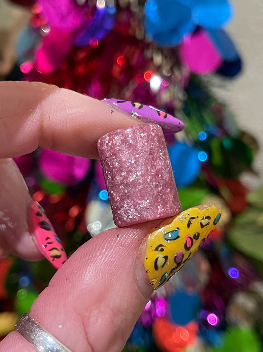 Candy Glitterbomb  Acrylic Dreadlock Bead