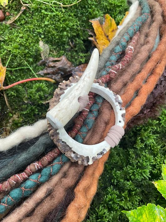 Antler Burr Toggle Tie Hair Accessory