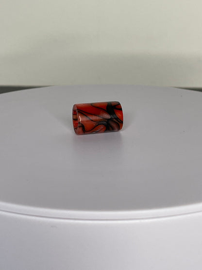 Bloodshot Acrylic Dreadlock Bead