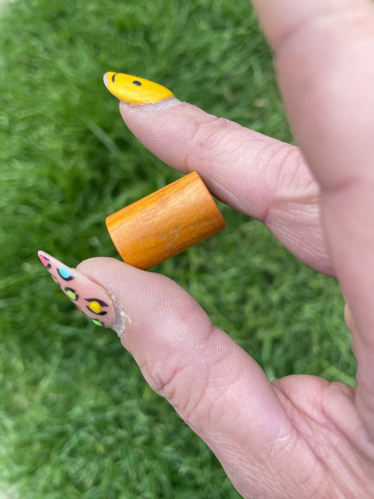 chakte viga Wood Dreadlock Bead